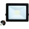 Proiector Led Negru 30W 4000K Cu Fotocelula Senzor Crepuscular  1