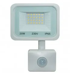 Proiector Led Alb 20W Smd Cu Senzor De Miscare IP65 Alb Natural