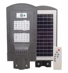 Lampa Stradala Led 60W Cu Panou Solar Integrat, Senzor Si Telecomanda
