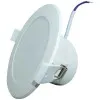 Spot Led 10W Ip54 Rotund Rama Alba 870 Lumeni  2