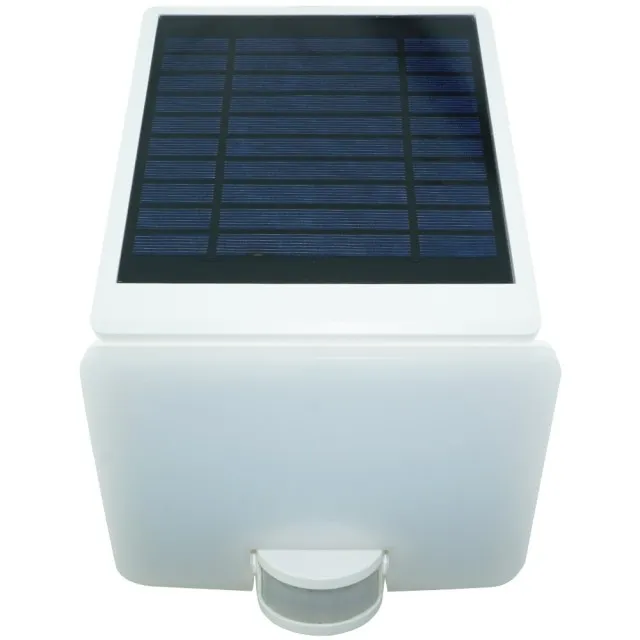 Proiector Solar Cu LED Si Senzor 12W IP54 Alb 1500 Lumeni 4000K  1