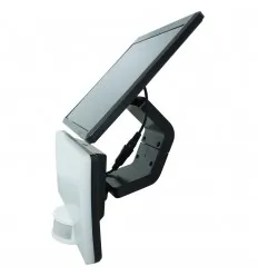 Proiector Solar Cu LED Si Senzor 12W IP54 Negru 1500 Lumeni 4000K