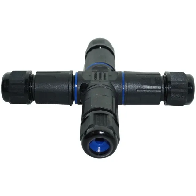 Conector "X" IP68 Etans Pentru Cablu 2 Fire 0.5-2.5mm - 1