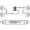 Corp Pentru Tub LED 2X1500 Mm Etans Ip65 - 3
