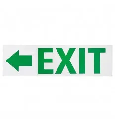 Autocolant Alb Exit Sageata Stanga 310 x 90mm