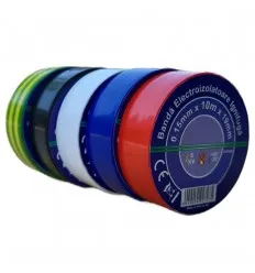 Banda Izolatoare Ignifuga Multicolora 19x0.15mm 10m