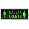 Lampa Iluminat Emergenta Toaleta Toilets Femei - Barbati Cu O Fata  1