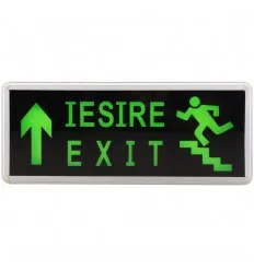 Lampa Iesire Exit Led Sageata Sus Trepte Scara - 1 Fata