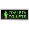 Lampa Iluminat Emergenta Toaleta Toilets Femei Cu Doua Fete - 2