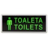 Lampa Iluminat Emergenta Toaleta Toilets Barbati Cu Doua Fete - 2