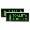Lampa Iluminat Emergenta Toaleta Toilets Barbati Cu Doua Fete - 1