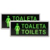 Lampa Iluminat Emergenta Toaleta Toilets Femei Cu Doua Fete - 1
