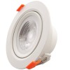 Spot Led Rotund Reglabil 9W Plastic Alb Rece/Alb Natural - 2