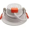 Spot Led Rotund Reglabil 7W Plastic Alb Rece/Alb Natural  3