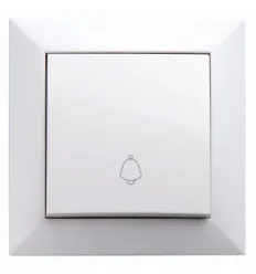 Intrerupator Revenire Alb Spin Top