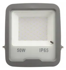 Proiector Led Gri 50W 6400K Cu Senzor Crepuscular si Telecomanda