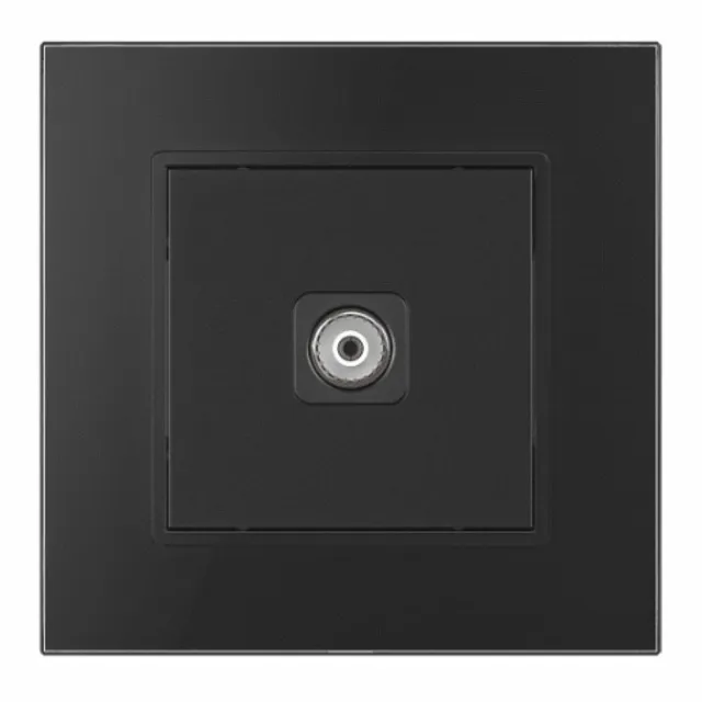 Priza TV Rama din Sticla Neagra SPN - 1