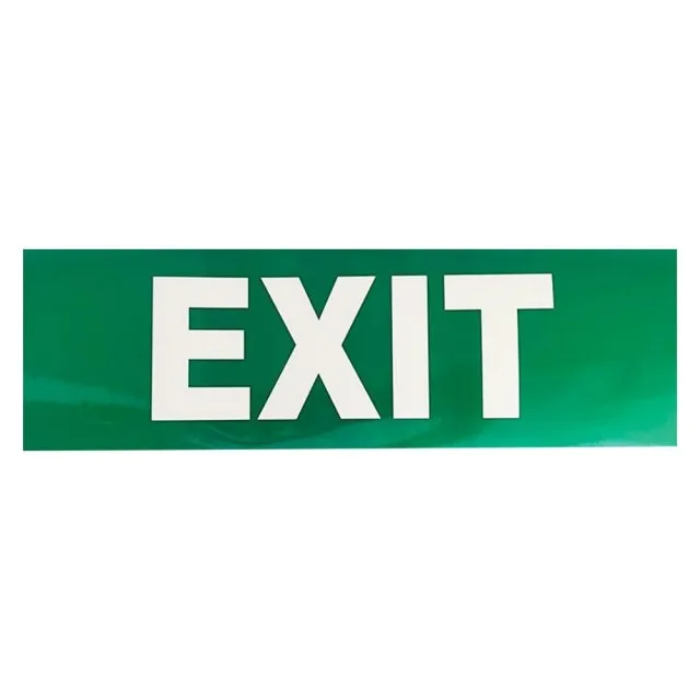 Autocolant Exit 29.5x9.7Cm Pentru Lampi Ip65  1
