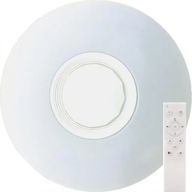 Plafoniera Led 30W Rgb Cu Difuzor Bluetooth Si Telecomanda - 1