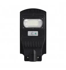 Lampa Stradala Led 50W Cu Solar Panou Monocristalin, Senzor Si Telecomanda