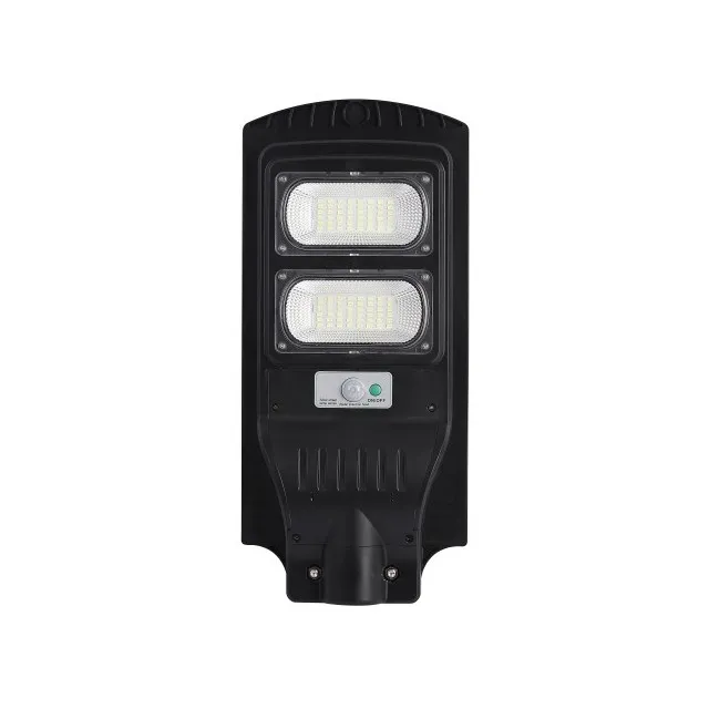 Lampa Stradala Led 100W Cu Solar Panou Monocristalin, Senzor Si Telecomanda - 1