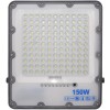 Proiector LED Solar 150W IP66 Alb Rece Cu Telecomanda  2