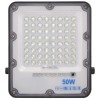 Proiector LED Solar 50W IP66 Alb Rece Cu Telecomanda  2