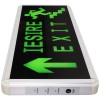 Lampa Iesire Exit Led Sageata Sus Trepte Scara - 2 Fete  3