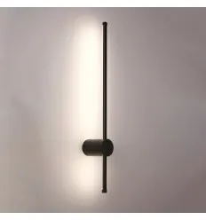 Aplica LED Neagra Perete Liniara 11W Alb Natural