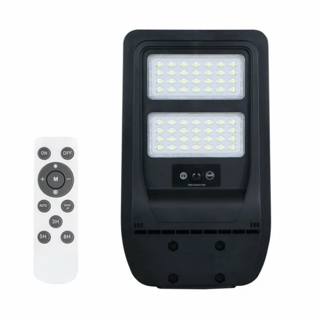 Corp Stradal Led 60W Cu Solar Panou Monocristalin, Senzor Si Telecomanda  1