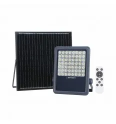 Proiector LED Solar SMD 300W IP65 Alb Rece Cu Telecomanda