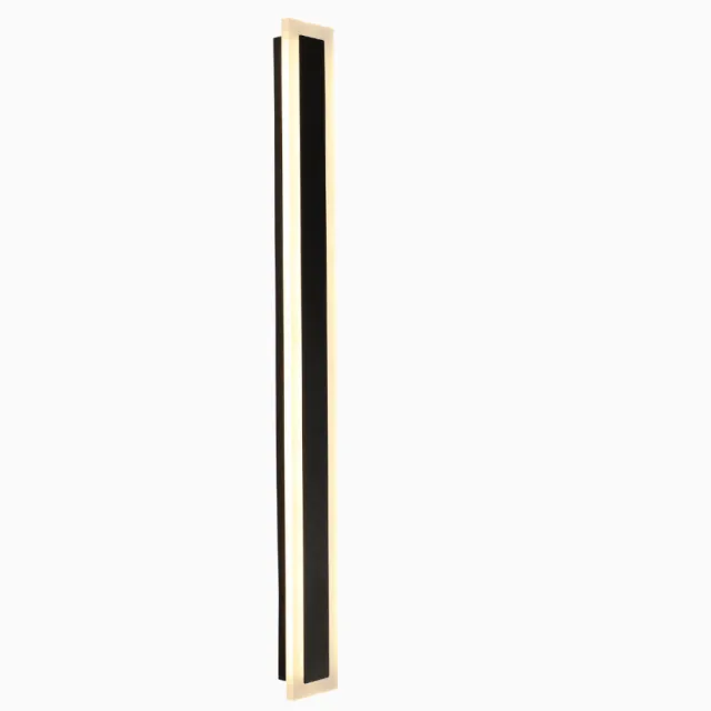 Aplica Led Exterior Liniara Neagra 25W IP65 Alb Cald  1