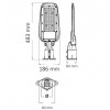 Corp Stradal Smd Led 100W 10000lm Brat Ajustabil  4