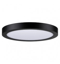 Aplica Led 12W Rotunda Rama Neagra Alb Rece