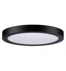 Aplica Led 12W Rotunda Rama Neagra Alb Rece
