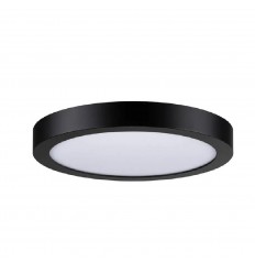 Aplica Led 18W Rotunda Alb Rece Cu Rama Neagra