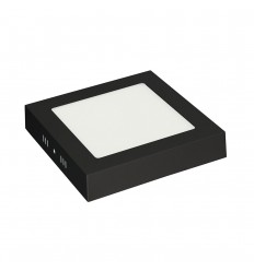 Aplica Led 12W Patrata Rama Neagra Alb Rece