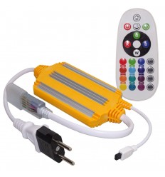 Controller Neon Flex Rgb 220V 1500W Ip65 Cu Telecomanda Ir