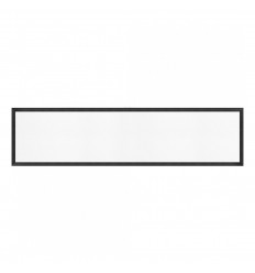 Panou Led Aplicat Rama Neagra 48W 30X120Cm Alb Rece