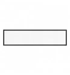 Panou Led Aplicat Rama Neagra 48W 30X120Cm Alb Rece