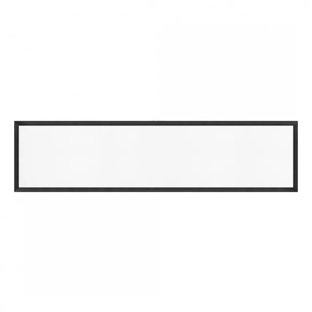 Panou Led Aplicat Rama Neagra 48W 30X120Cm Alb Rece - 1