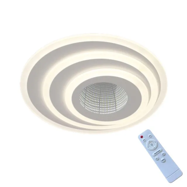Lustra Led Rotunda Ajustabila 75W Alba - 1