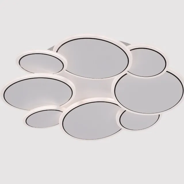 Lustra Led 77W Alba Cu Telecomanda - 1