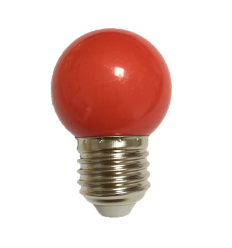Bec Led E27 1W G45 Rosu