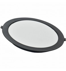 Spot Led 24W Rotund Rama Neagra Alb Natural