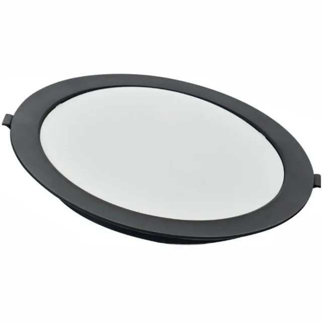 Spot Led 24W Rotund Rama Neagra Alb Natural - 1