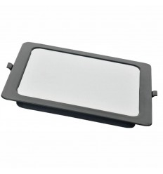 Spot Led 24W Patrat Rama Neagra Alb Natural