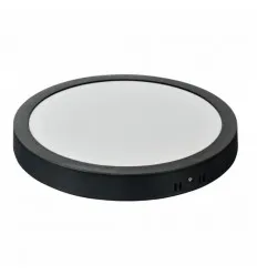 Aplica Led 36W Rama Rotunda Neagra Alb Natural