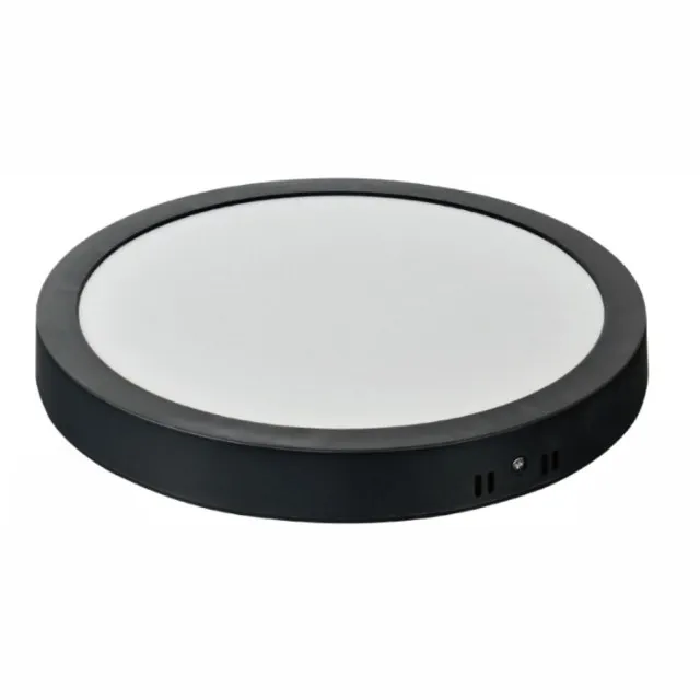 Aplica Led 36W Rama Rotunda Neagra Alb Natural  1