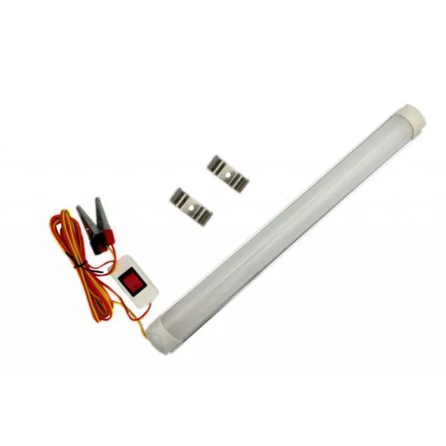 Corp Led Auto 6W 12V 30cm Alb Rece Cu Clesti Si Intrerupator - 1